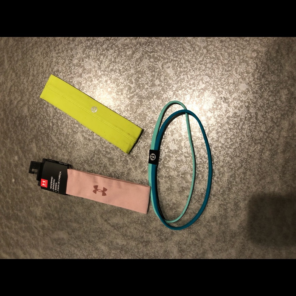 Assorted Headbands (2 Lululemon and UnderArmour)
